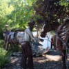 Take in the bronze sculptures of downtown Ennis